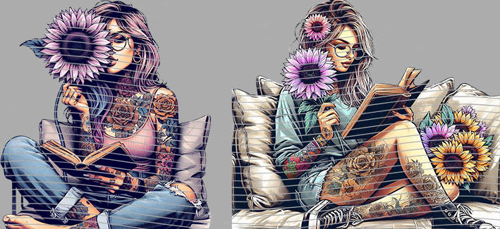 16oz Sunflower Girl-SU-222